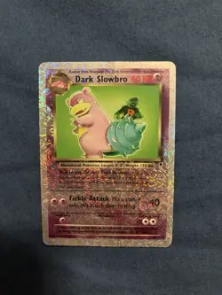 Dark Slowbro 8/110 Legendary Collection Reverse Holo Card DAMAGED - Image 1