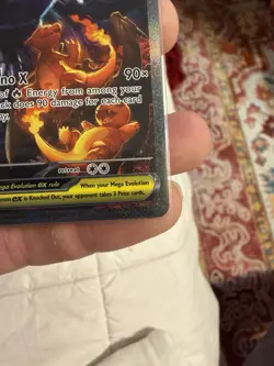 Pokemon Mega Charizard X EX Holo Card 125/094 PLN Stage 2 360HP 90× - Image 4