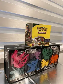 EMPTY - Pokemon TCG Evolving Skies Booster Box & ETB Pair - NO Packs Or Cards - Image 2