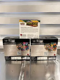 EMPTY - Pokemon TCG Evolving Skies Booster Box & ETB Pair - NO Packs Or Cards - Image 4