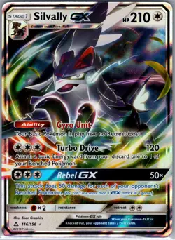 Silvally GX 116/156 SM - Ultra Prism - Pokemon Card - NM - Image 1
