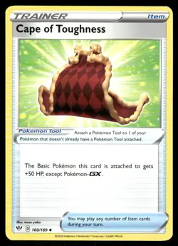 Cape of Toughness 160/189 Darkness Ablaze Pokemon TCG trading card - Image 1