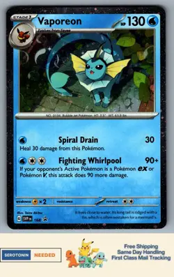 Vaporeon #168 - SV: Scarlet & Violet Promo Cards - Pokemon TCG - 4389 - Image 1