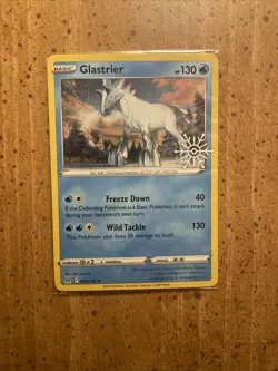 GLASTRIER 051/196 LOST ORIGIN POKEMON Card Holiday CALENDAR Snowflake SEALED TCG - Image 1