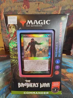 MTG Commander the Brothers' War Deck Mishra's Burnished Banner! Never Opened! - Image 1