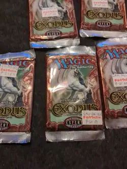 MTG Magic the Gathering Exodus Booster Pack - Factor Sealed - 1998 - 12 Packs - Image 2