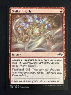 1x Strike It Rich (143) Modern Horizons 2 LP MTG Magic the Gathering x1 MKE - Image 1