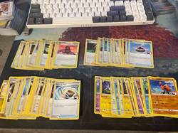 Play! Pokemon Prize Pack Stamp Lot Of 80 Cards + 3 Holo - Image 1