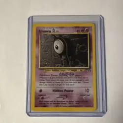 Pokemon Unown [A] 40 HP Rare Neo Discovery 14/75 English 2001 - Image 1