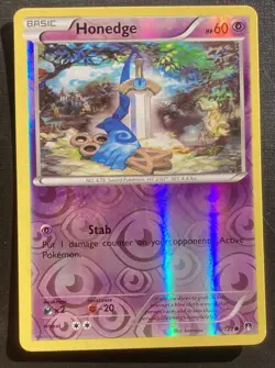 Honedge 60/122 Pokemon Breakpoint Reverse Holo Common TCG LP - Image 1