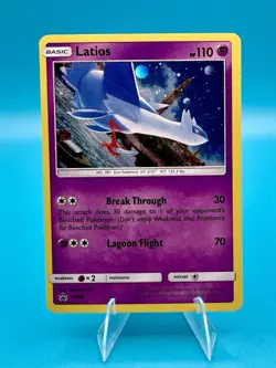 Pokemon TCG 2017 Latios SM88 Sun & Moon Cosmos Holo Black Star Promo LP - Image 1