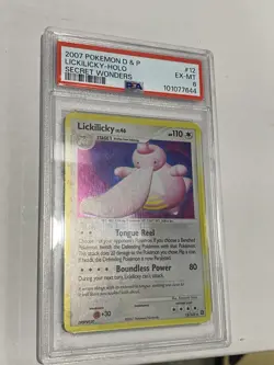2007 POKEMON DIAMOND & PEARL SECRET WONDERS LICKILICKY 12/132 HOLO RARE PSA 6 - Image 1