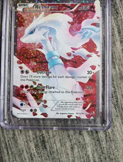 CGC 8 MINT Reshiram RC22/RC25 Legendary Treasures Radiant Collection Pokemon - Image 2
