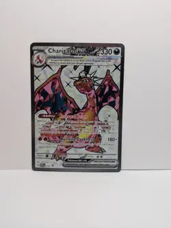 Pokemon Charizard ex 056 SVP Promo Full Art Holo 330 HP Scarlet & Violet - Image 1