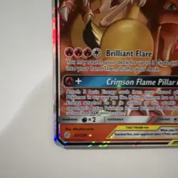 Pokemon Charizard & Braixen GX TAG TEAM Ultra Rare Holo Sm-Cosmic Eclipse 22/236 - Image 2