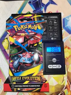(VERY HEAVY) 33.06g Pokemon TCG Mega Evolution Sleeved Booster Pack (SEALED)✅ - Image 1