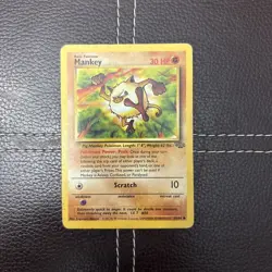 Pokemon TCG - Mankey - 55/64 - Jungle - HP Unlimited Common (1999) - Image 1