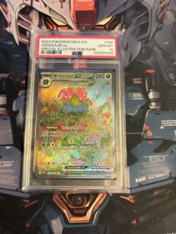 2023 Pokemon 151 Venusaur ex 198/165 Special Illustration Rare PSA 10 - Image 1