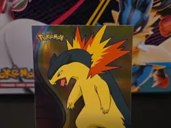 Topps Pokemon Johto Series 1 Typhlosion #157 holo foil - Image 2