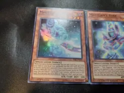 Magician's Rod TDIL-EN019 & Robe SHVI 1st Edition Super Rare Yugioh Card Set LP - Image 2