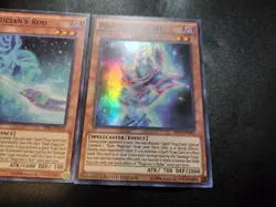 Magician's Rod TDIL-EN019 & Robe SHVI 1st Edition Super Rare Yugioh Card Set LP - Image 3