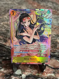 One Piece Nico Robin SR Alt Art AA EB03-055 Heroines edition English NM - Image 2