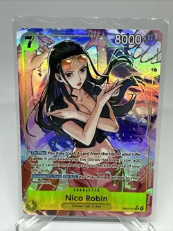 One Piece Nico Robin SR Alt Art EB03-055 Heroines Edition English - Image 1