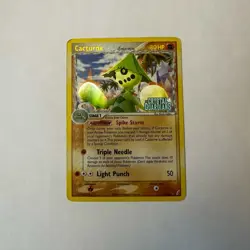 Pokemon TCG Cacturne Delta Species Reverse Holo Card 15/100 Crystal Guardians - Image 1