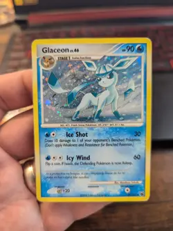Glaceon 20/100 Cosmos Holo Diamond & Pearl Majestic Dawn Pokemon Card MP - Image 1