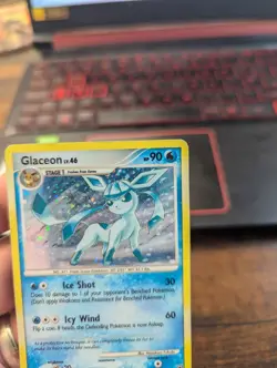 Glaceon 20/100 Cosmos Holo Diamond & Pearl Majestic Dawn Pokemon Card MP - Image 3