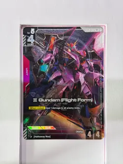 [ALT] GD03-036 Ξ Gundam (Flight Form) R+ Gundam TCG Card Game Alternate Art - Image 1