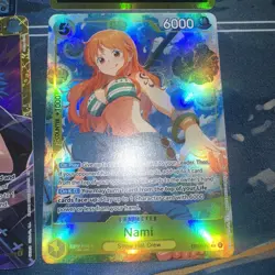 One Piece Card Game Nami SR Alt Art EB03-053 English NM Heroines Edition - Image 1