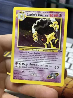 Sabrina's Alakazam 16/132 Gym Challenge 2000 Holo Rare WOTC Pokemon Card TCG - Image 3