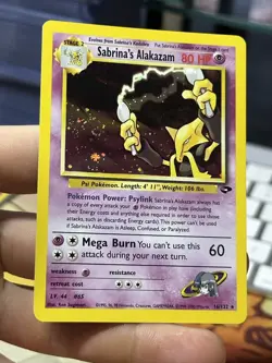 Sabrina's Alakazam 16/132 Gym Challenge 2000 Holo Rare WOTC Pokemon Card TCG - Image 4