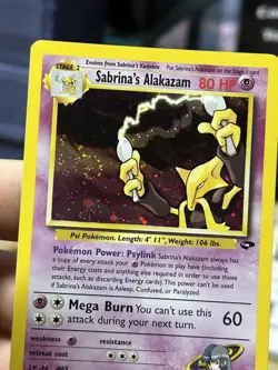 Sabrina's Alakazam 16/132 Gym Challenge 2000 Holo Rare WOTC Pokemon Card TCG - Image 5
