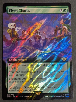 MTG Card - 1x Elven Chorus - Lord of the Rings - NM Surge Foil - Magic - #0775 - Image 1