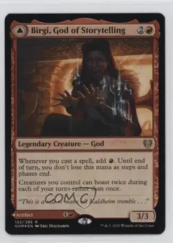 Birgi God of Storytelling Foil Magic: Kaldheim KHM #123 - Image 1
