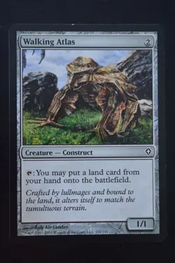 Magic The Gathering MTG WALKING ATLAS Worldwake LP Lightly Played - Image 1