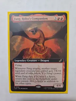 Fang Roku’s Companion (Extended Art) - Avatar - NM - Rare - Legendary Creature - Image 1