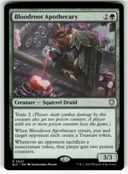 MTG - Bloodroot Apothecary Commander: Bloomburrow Regular - Image 1