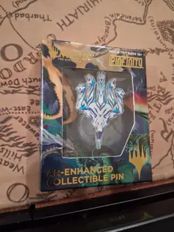 Magic: The Gathering – Tarkir: Dragonstorm Pinfinity AR Collectible Pin SEALED - Image 1