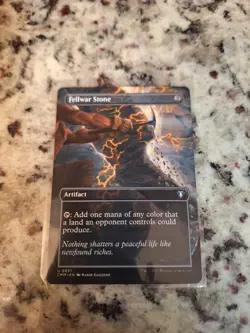 Fellwar Stone (Borderless) Commander Masters Non-Foil MTG Magic the Gathering - Image 1