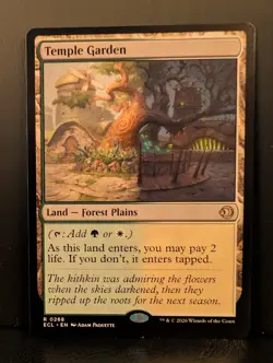 Lorwyn Eclipsed TEMPLE GARDEN (Recent Pull, Brand New, Unplayed) - Image 1