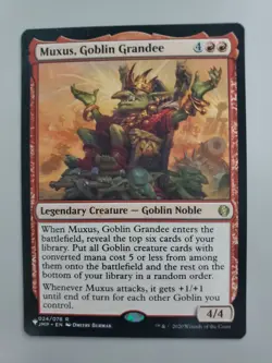 MTG Muxus Goblin Grandee The List Reprints Regular Rare - Image 1