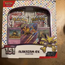 Pokemon TCG SV: Scarlet & Violet 151 Alakazam ex Collection Box Sealed (READ!) - Image 1