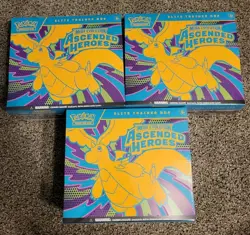 Pokemon Ascended Heroes ETB Lot X3 All In Pics Sealed - Image 1