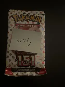 Very Heavy! 21.91 Gram Pokemon 151 Booster Pack Weighed Sealed - Image 3