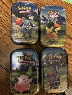 Ascended Heroes Mini Tins X 4 NEW In Hand Ships Fast Pokemon TCG 8 Packs Total - Image 1