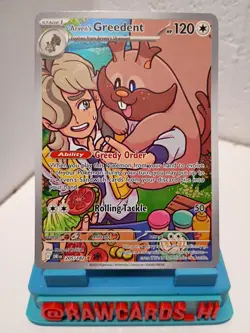 Pokemon TCG SV10: Destined Rivals Arven's Greedent #205/182 NM - Image 2