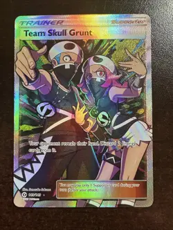 Team Skull Grunt 149/149 Pokemon TCG Sun & Moon BACK RIPPLES - Image 1